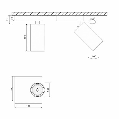 Основание для светильника Lumker Mini-VL-M11-WH 004872 - изображение 2 Основание для светильника Lumker Mini-VL-M11-WH 004872 - изображение 2