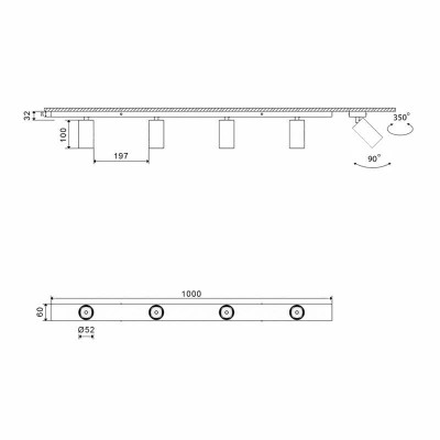 Основание для светильника Lumker Mini-VL-M14-WH 004876 - изображение 2 Основание для светильника Lumker Mini-VL-M14-WH 004876 - изображение 2