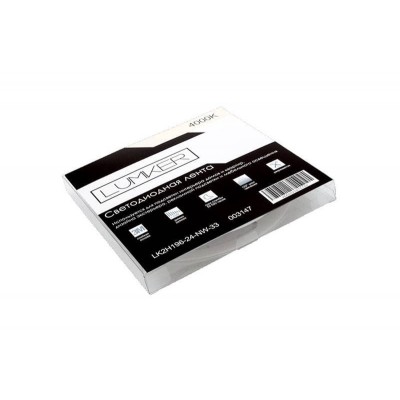 Светодиодная лента Lumker 18W/m 196LED/m 2835SMD нейтральный белый 5M 003147 - изображение 3 Светодиодная лента Lumker 18W/m 196LED/m 2835SMD нейтральный белый 5M 003147 - изображение 3