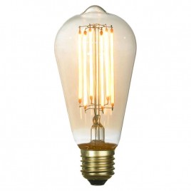 Лампа светодиодная Е27 6W 2700K янтарная GF-L-764