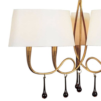 Подвесная люстра Mantra Paola Painted Gold 3540 - изображение 2 Подвесная люстра Mantra Paola Painted Gold 3540 - изображение 2