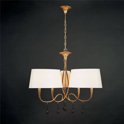 Подвесная люстра Mantra Paola Painted Gold 3540 - изображение 4 Подвесная люстра Mantra Paola Painted Gold 3540 - изображение 4