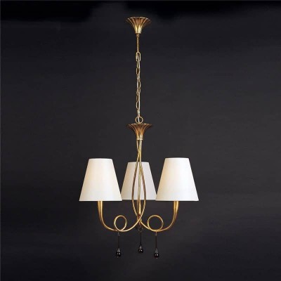 Подвесная люстра Mantra Paola Painted Gold 3542 - изображение 2 Подвесная люстра Mantra Paola Painted Gold 3542 - изображение 2