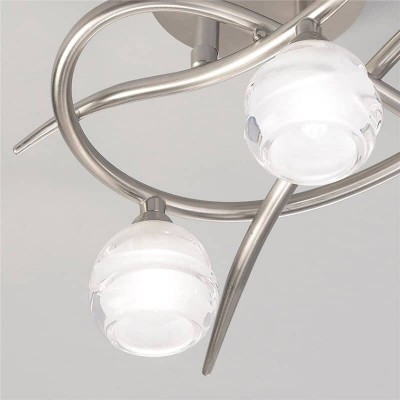 Потолочная люстра Mantra Loop Satin Nickel 1814 - изображение 3 Потолочная люстра Mantra Loop Satin Nickel 1814 - изображение 3