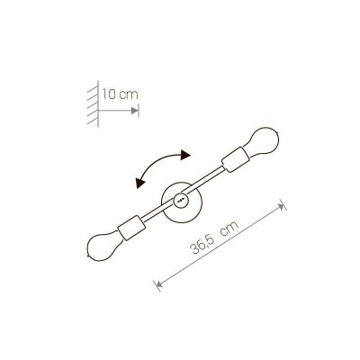 Бра Nowodvorski Sticks 9077 - изображение 2 Бра Nowodvorski Sticks 9077 - изображение 2