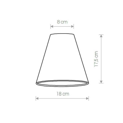 Абажур Nowodvorski Cameleon Cone S 8504 - изображение 2 Абажур Nowodvorski Cameleon Cone S 8504 - изображение 2