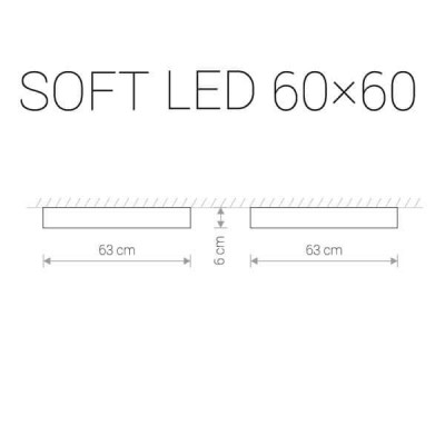 Потолочный светодиодный светильник Nowodvorski Soft Led 9530 - изображение 2 Потолочный светодиодный светильник Nowodvorski Soft Led 9530 - изображение 2