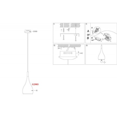Подвесной светильник Odeon Light Drop 2905/1 - изображение 2 Подвесной светильник Odeon Light Drop 2905/1 - изображение 2