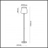 Торшер Odeon Light Glen 2266/1F - изображение 2 Торшер Odeon Light Glen 2266/1F - изображение 2