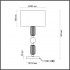 Настольная лампа Odeon Light Candy 4861/1T - изображение 2 Настольная лампа Odeon Light Candy 4861/1T - изображение 2