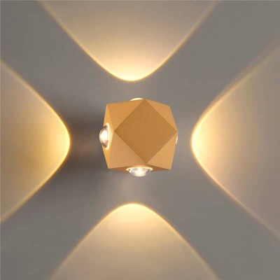Уличный настенный светодиодный светильник Odeon Light Diamanta 4220/8WL - изображение 4 Уличный настенный светодиодный светильник Odeon Light Diamanta 4220/8WL - изображение 4