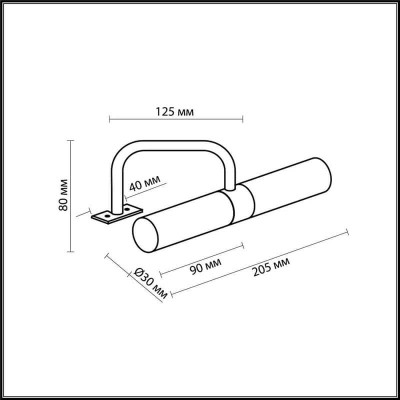 Подсветка для зеркал Odeon Light Izar 2445/2 - изображение 2 Подсветка для зеркал Odeon Light Izar 2445/2 - изображение 2