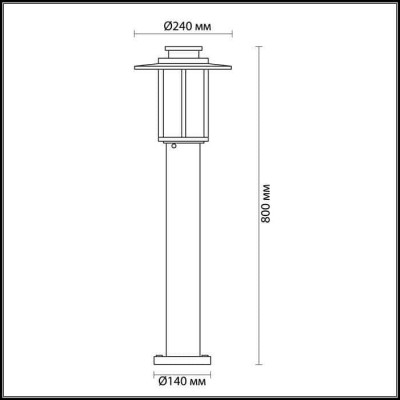 Уличный светильник Odeon Light Mito 4047/1F - изображение 2 Уличный светильник Odeon Light Mito 4047/1F - изображение 2