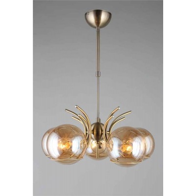 Потолочная люстра Omnilux Girasole OML-28907-05 - изображение 3 Потолочная люстра Omnilux Girasole OML-28907-05 - изображение 3