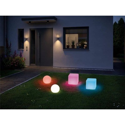 Уличный светодиодный светильник Paulmann Cube Plug Shine ZigBee 94268 - изображение 2 Уличный светодиодный светильник Paulmann Cube Plug Shine ZigBee 94268 - изображение 2