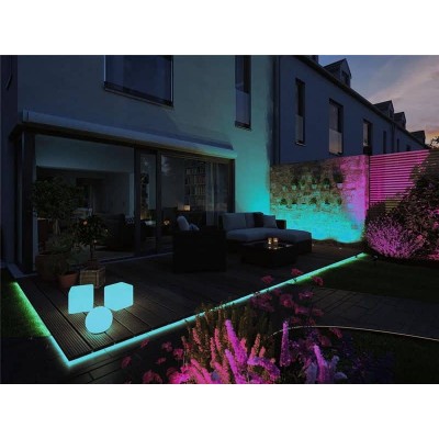 Уличный светодиодный светильник Paulmann Cube Plug Shine ZigBee 94268 - изображение 7 Уличный светодиодный светильник Paulmann Cube Plug Shine ZigBee 94268 - изображение 7