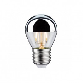 Лампа светодиодная E27 2,5W 2700K груша зеркальная 28384