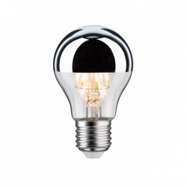 Лампа светодиодная E27 7,5W 2700K груша зеркальная 28375