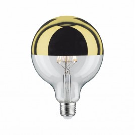 Лампа светодиодная диммируемая E27 6W 2700К шар золотистый 28548