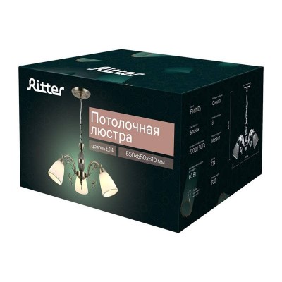 Подвесная люстра Ritter Firenze 52547 9 - изображение 3 Подвесная люстра Ritter Firenze 52547 9 - изображение 3