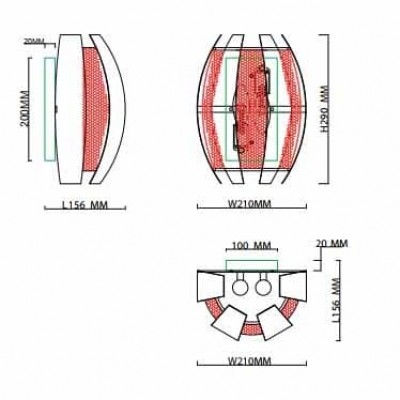 Настенный светильник Rivoli Diverto 4035-202 Б0044557 - изображение 2 Настенный светильник Rivoli Diverto 4035-202 Б0044557 - изображение 2