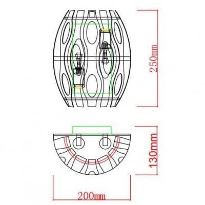 Настенный светильник Rivoli Meike 4080-402 Б0047925 - изображение 2 Настенный светильник Rivoli Meike 4080-402 Б0047925 - изображение 2