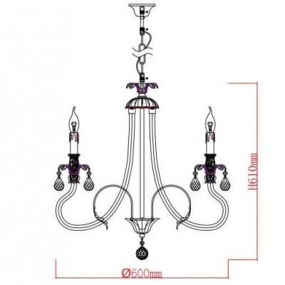 Подвесная люстра Rivoli Marlene 1021-206 Б0047909 - изображение 2 Подвесная люстра Rivoli Marlene 1021-206 Б0047909 - изображение 2