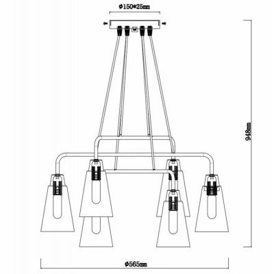 Подвесной светильник Rivoli Picco 5038-206 Б0044365 - изображение 2 Подвесной светильник Rivoli Picco 5038-206 Б0044365 - изображение 2