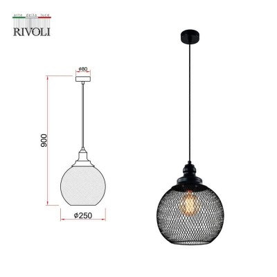 Подвесной светильник Rivoli Rebeca 5096-201 Б0055035 - изображение 2 Подвесной светильник Rivoli Rebeca 5096-201 Б0055035 - изображение 2