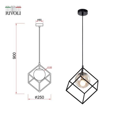 Подвесной светильник Rivoli Moon 5145-201 Б0054981 - изображение 2 Подвесной светильник Rivoli Moon 5145-201 Б0054981 - изображение 2