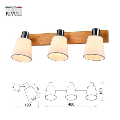Спот Rivoli Lachrimae 7063-703 Б0055007 - изображение 2 Спот Rivoli Lachrimae 7063-703 Б0055007 - изображение 2