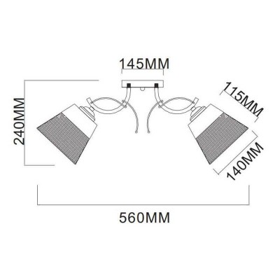 Потолочная люстра Rivoli Helma 9067-305 Б0047521 - изображение 2 Потолочная люстра Rivoli Helma 9067-305 Б0047521 - изображение 2