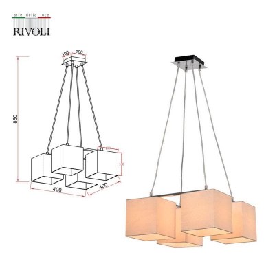 Подвесная люстра Rivoli Grendel 3119-304 Б0054990 - изображение 2 Подвесная люстра Rivoli Grendel 3119-304 Б0054990 - изображение 2