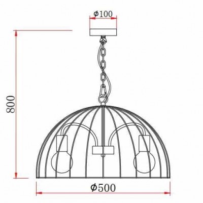 Подвесная люстра Rivoli Atena 5063-205 Б0047369 - изображение 2 Подвесная люстра Rivoli Atena 5063-205 Б0047369 - изображение 2