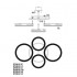 Потолочная люстра Seven Fires Loyano SF7069/5C-SGD-BL - изображение 4 Потолочная люстра Seven Fires Loyano SF7069/5C-SGD-BL - изображение 4