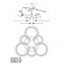 Потолочная люстра Seven Fires Ormarr SF7055/7C-WT-BL - изображение 4 Потолочная люстра Seven Fires Ormarr SF7055/7C-WT-BL - изображение 4