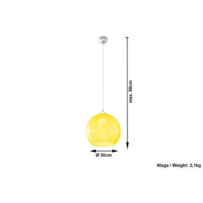 Подвесной светильник Sollux Ball SL.0252 - изображение 2 Подвесной светильник Sollux Ball SL.0252 - изображение 2