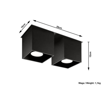Потолочный светильник Sollux Quad SL.0063 - изображение 2 Потолочный светильник Sollux Quad SL.0063 - изображение 2