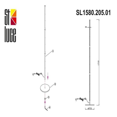 Торшер ST Luce Ralio SL1580.205.01 - изображение 2 Торшер ST Luce Ralio SL1580.205.01 - изображение 2