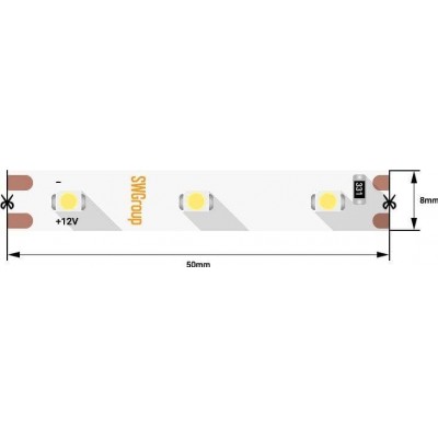 Светодиодная лента SWG 4,8W/m 60LED/m 3528SMD нейтральный белый 5M 001623 - изображение 2 Светодиодная лента SWG 4,8W/m 60LED/m 3528SMD нейтральный белый 5M 001623 - изображение 2