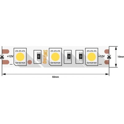 Светодиодная лента SWG 14,4W/m 60LED/m 5050SMD теплый белый 5M 007266 - изображение 2 Светодиодная лента SWG 14,4W/m 60LED/m 5050SMD теплый белый 5M 007266 - изображение 2
