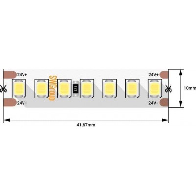 Светодиодная лента SWG 17,3W/m 168LED/m 2835SMD холодный белый 5M 003489 - изображение 2 Светодиодная лента SWG 17,3W/m 168LED/m 2835SMD холодный белый 5M 003489 - изображение 2
