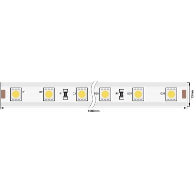 Светодиодная влагозащищенная лента SWG 14,4W/m 60LED/m 5050SMD желтый 50M 001444 - изображение 2 Светодиодная влагозащищенная лента SWG 14,4W/m 60LED/m 5050SMD желтый 50M 001444 - изображение 2