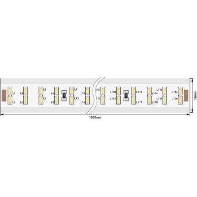 Светодиодная влагозащищенная лента SWG 20W/m 240LED/m 3014SMD холодный белый 50M 001756 - изображение 2 Светодиодная влагозащищенная лента SWG 20W/m 240LED/m 3014SMD холодный белый 50M 001756 - изображение 2