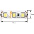Светодиодная лента SWG 12W/m 120LED/m 2835SMD теплый белый 5M 001576 - изображение 2 Светодиодная лента SWG 12W/m 120LED/m 2835SMD теплый белый 5M 001576 - изображение 2