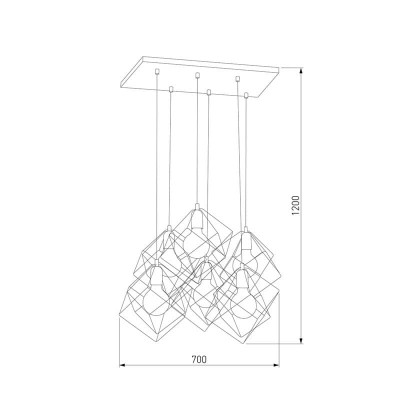 Подвесной светильник TK Lighting 191 Alambre - изображение 3 Подвесной светильник TK Lighting 191 Alambre - изображение 3