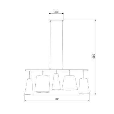Подвесной светильник TK Lighting 1908 Pedro 5 - изображение 2 Подвесной светильник TK Lighting 1908 Pedro 5 - изображение 2