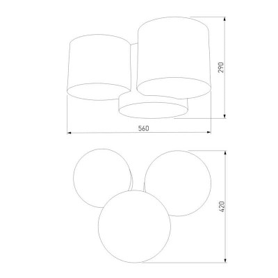 Потолочный светильник TK Lighting 4183 Mona Colour - изображение 2 Потолочный светильник TK Lighting 4183 Mona Colour - изображение 2