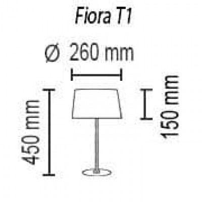 Настольная лампа TopDecor Fiora T1 17 04sat - изображение 2 Настольная лампа TopDecor Fiora T1 17 04sat - изображение 2