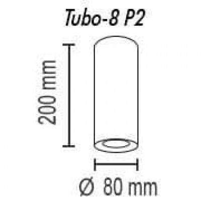 Потолочный светильник TopDecor Tubo8 P2 10 G - изображение 2 Потолочный светильник TopDecor Tubo8 P2 10 G - изображение 2